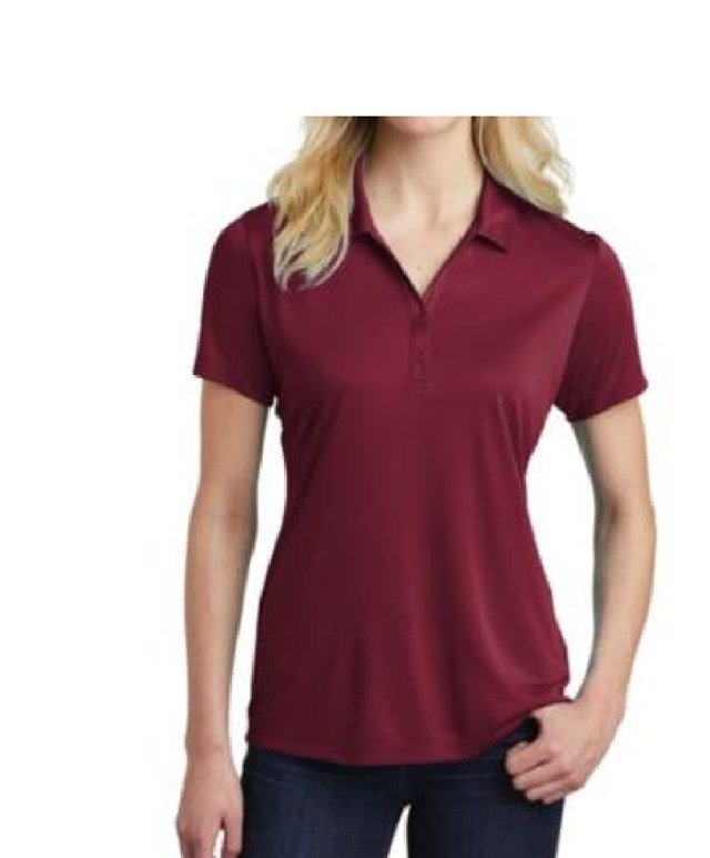 Female Polo — supplier photo, no logo